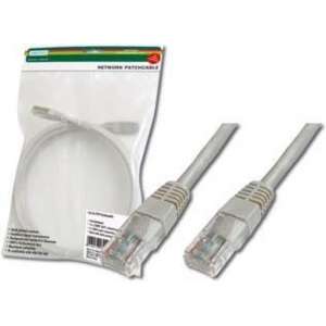 CAT5eU-UTP pat.cable 0.25m grey