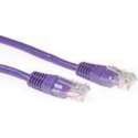 ACT CAT6 UTP patchkabel paars Lengte: 1.50 m