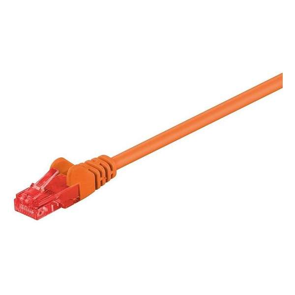 Wentronic CAT6 Netwerkkabel - RJ45 - Oranje - 0.25 m