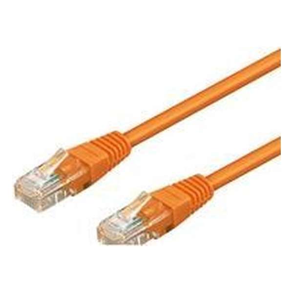 Wentronic CAT5E Netwerkkabel - RJ45 - Oranje - 1.5 m