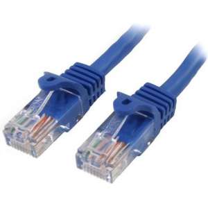 Startech 45PAT3MBL - Cat 5 UTP-kabel - RJ45 - 3 m - Blauw