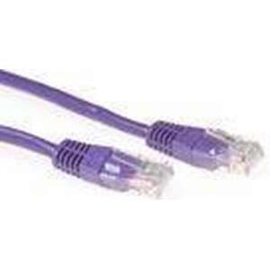 Advanced Cable Technology CAT5E UTP patchcable purpleCAT5E UTP patchcable purple