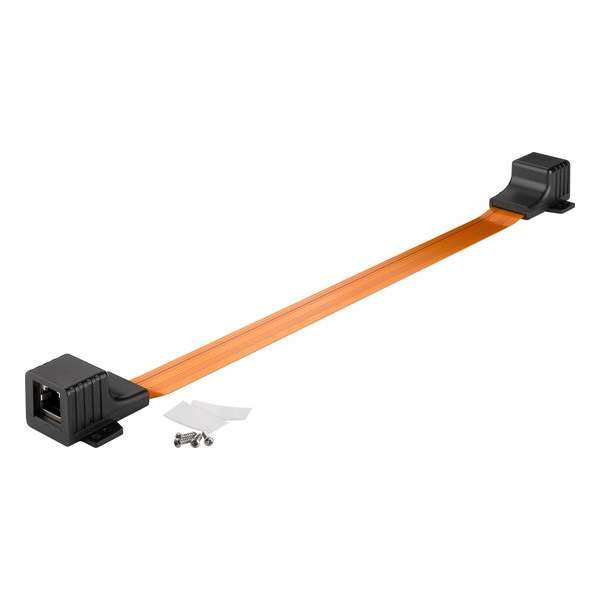 Goobay - UTP RJ45 Deur/Raam adapter - 0,50 meter