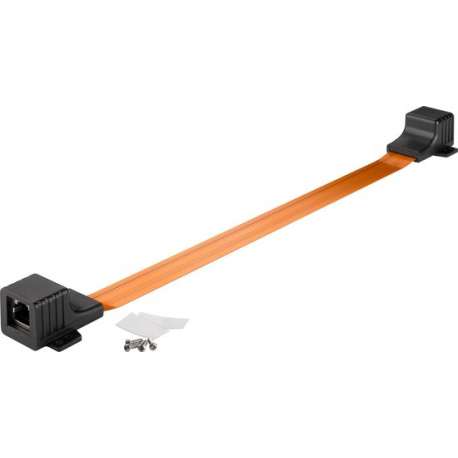 Goobay - UTP RJ45 Deur/Raam adapter - 0,50 meter