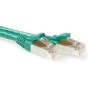 ACT FB6720 netwerkkabel 20 m Cat6a S/FTP (S-STP) Groen