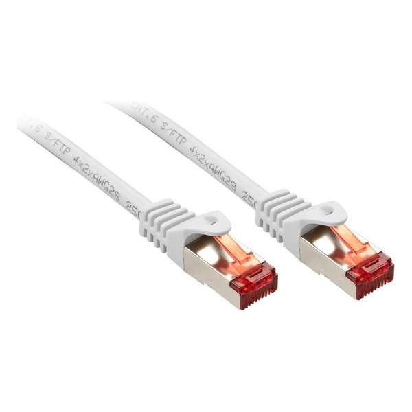 Lindy Cat.6 S/FTP netwerkkabel 5 m Cat6 S/FTP (S-STP) Wit