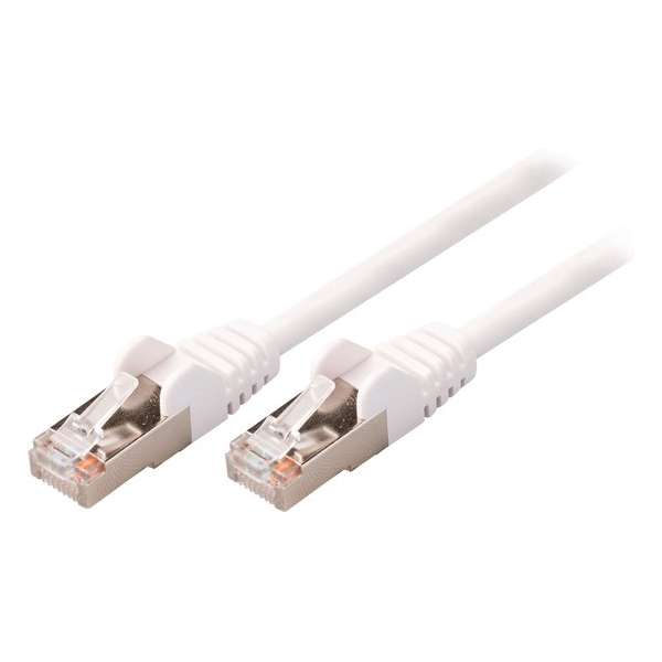 Valueline VLCP85121W05 netwerkkabel 0,5 m Cat5e SF/UTP (S-FTP) Wit