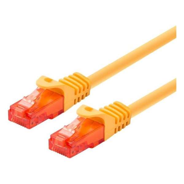 LOGON TCU66U0015Y netwerkkabel 0,15 m Cat6 U/UTP (UTP) Geel