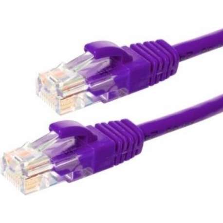 UTP CAT6 30m paars - 100% koper