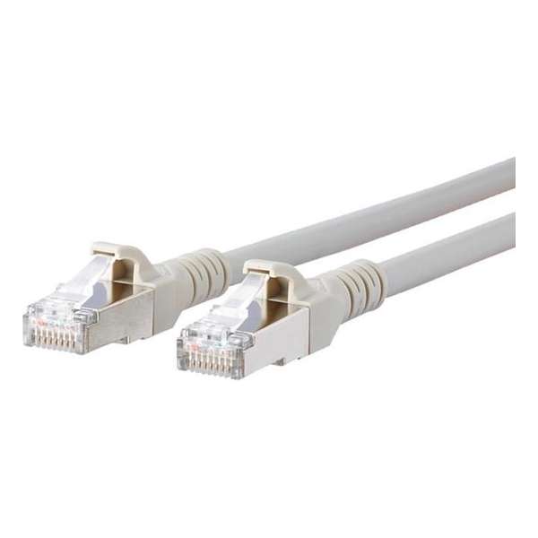 BTR NETCOM - Cat6A netwerkkabel - Grijs - 1 meter