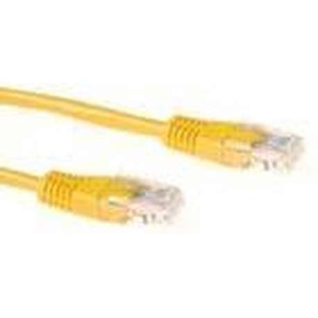 ACT CAT5E UTP patchkabel geel