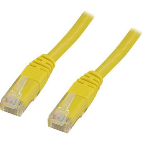 DELTACO GL2-TP Cat5e U/UTP Netwerkkabel  LSZH - Geel - 2 meter