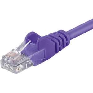 CAT5e UTP 1m paars  - CCA