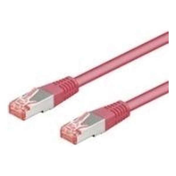 Wentronic 93434 - Cat 6 UTP-kabel - RJ45 - 1 m - Magenta