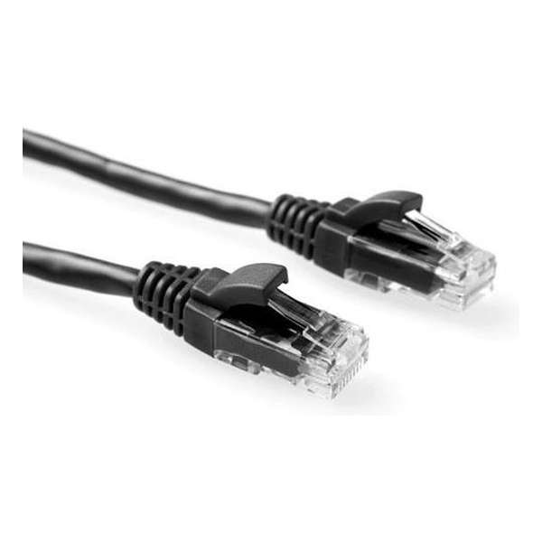 ACT 10m RJ-45 Cat5e UTP netwerkkabel Zwart