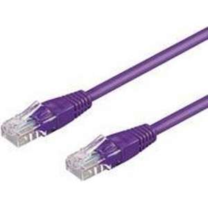 Wentronic CAT5E Netwerkkabel - RJ45 - Paars - 1.5 m