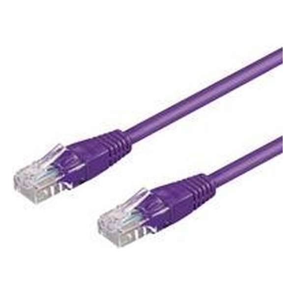 Wentronic CAT5E Netwerkkabel - RJ45 - Paars - 1.5 m