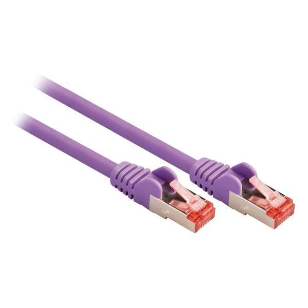 Valueline VLCP85221U50 netwerkkabel 5 m Cat6 S/FTP (S-STP) Paars