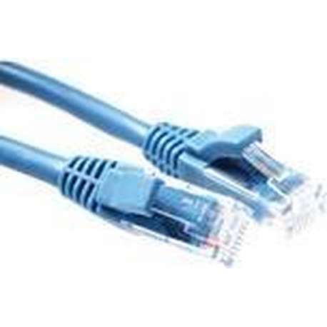 ACT CAT6 UTP 0,50 m netwerkkabel 0,5 m Blauw