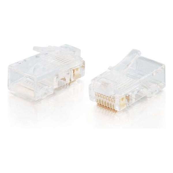 C2G RJ45 Cat5E Modular Plug for Flat Stranded Cable