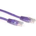 ACT CAT6 UTP patchkabel paars Lengte: 5.00 m