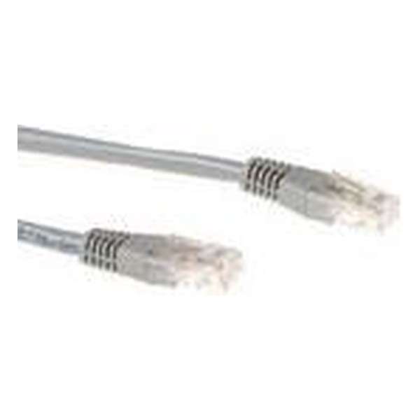 ACT CAT6A UTP patchkabel grijs Lengte: 2.00 m