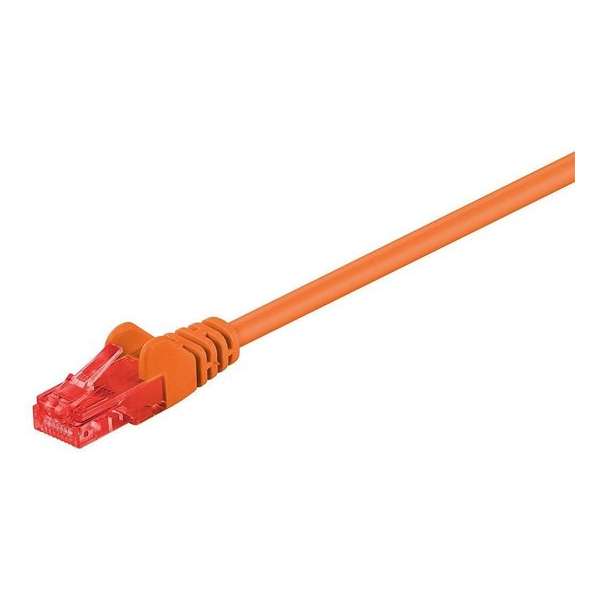 Wentronic CAT6 Netwerkkabel - RJ45 - Oranje - 2 m