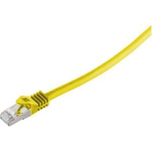 S-Impuls S/FTP CAT7 10 Gigabit netwerkkabel / geel - LSZH - 0,25 meter