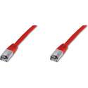 Digitus Premium CAT 5e SF-UTP netwerkkabel 10 m Cat5e SF/UTP (S-FTP) Rood