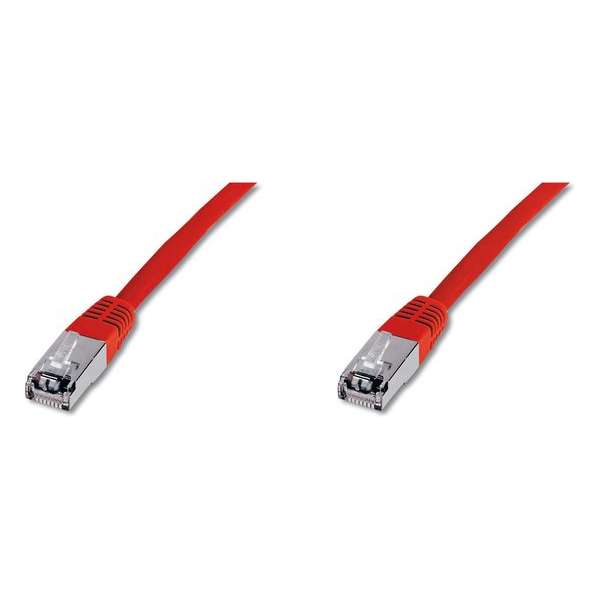 Digitus Premium CAT 5e SF-UTP netwerkkabel 10 m Cat5e SF/UTP (S-FTP) Rood