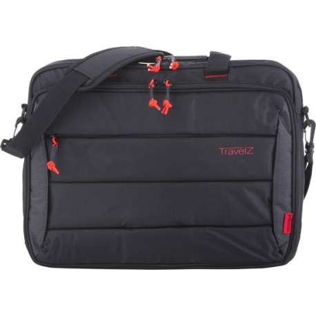 TravelZ Laptoptas 17 inch | Sportieve Lichtgewicht 17.3” Computertas | Waterafstotend | Zwart