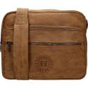 Enrico Benetti Madrid Schoudertas - 17,3 inch Laptoptas - Bruin