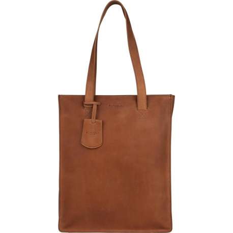 BURKELY Michelle Dames Shopper - 13,3 inch Laptoptas - Cognac