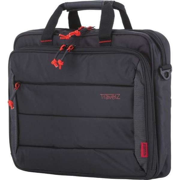 TravelZ Laptoptas 15 inch | Sportieve Lichtgewicht 15.6” Computertas | Waterafstotend | Zwart