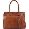 BURKELY Vintage Doris Schoudertas - 15 inch - Cognac