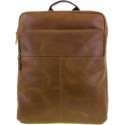 DSTRCT Limited Rugtas - 15,6 inch Laptoptas - Cognac