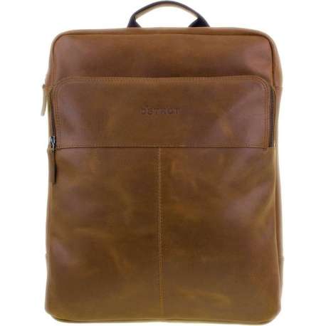 DSTRCT Limited Rugtas - 15,6 inch Laptoptas - Cognac