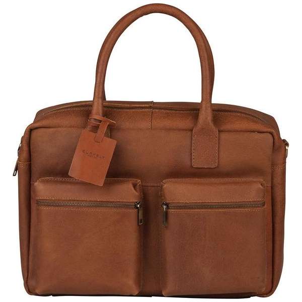 BURKELY Vintage Unisex Aktetas Cognac