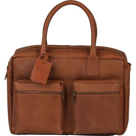 BURKELY Vintage Unisex Aktetas Cognac