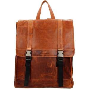 Micmacbags Colorado Rugzak 15 inch - Cognac