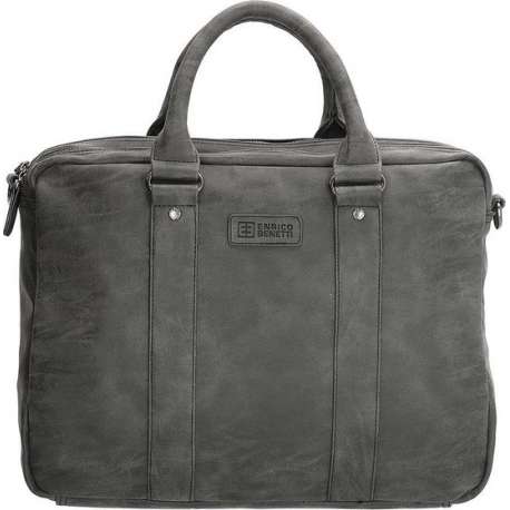 Enrico Benetti Business Laptoptas - 15,6 inch - Madrid Zwart