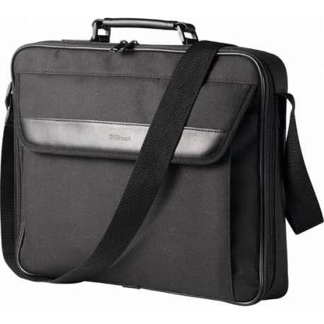 Trust - Atlanta | Laptop Schoudertas | 16 inch | Zwart