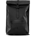 Rains Roll Top Rucksack Tas Heren - One Size - Black