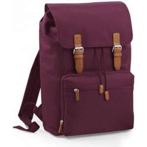 Bagbase Vintage Laptop Rugzak 18 Liter - Burgundy