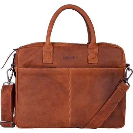 DSTRCT Wall Street Business Laptoptas 15.4'' Cognac