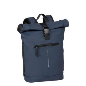 New Rebels Mart Waterproof Rolltop Laptop Rugzak - 15,6 inch - Donkerblauw