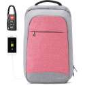 Tigernu Dames Laptop rugzak anti diefstal Ladies Laptopvak tot 15,6 inch - Roze