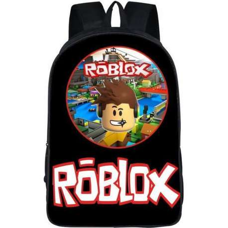 Simple Lifestyle® Roblox Rugtas - Zwarte Kinderrugzak Schooltas Rugzak laptoptas - 18 liter - 3 ritsvakken