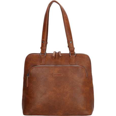 Enrico Benetti Caen Laptoptas - 13 inch - Cognac