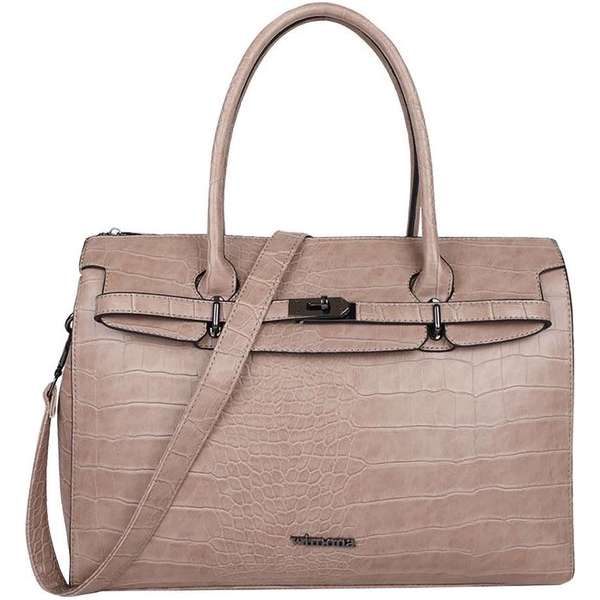 Wimona Sofia 5003 Schoudertas / Laptoptas - 15.6 inch - Taupe